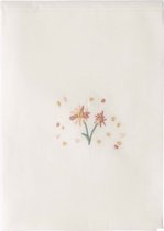 Prénatal ledikantlaken bloem - Gebroken Wit - 100 x 150 cm