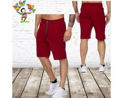 Heren short Cabin rood 983 -Violento-S-Korte broeken