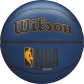 Wilson NBA Forge Plus Ball WTB8102XB, Unisex, Marineblauw, basketbal, maat: 7