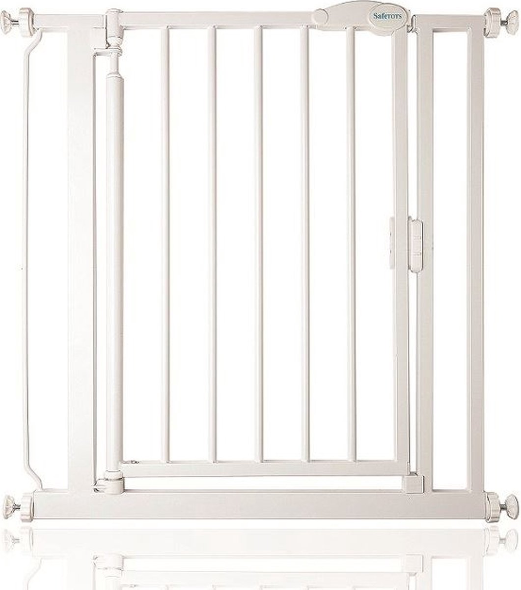 Safetots Self Closing Klemhek, Traphekje, 75cm - 82cm, Wit