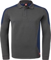 HAVEP Polosweater Bicolor 10075 - Charcoal/Indigo Blauw - 3XL