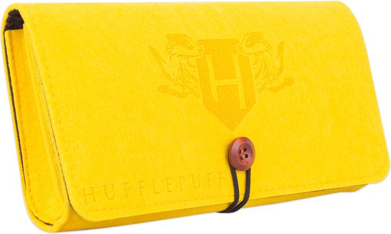 Foto: Freaks and geeks harry potter vilten draagtas ravenclaw hufflepuff geel hoesje geschikt voor switch