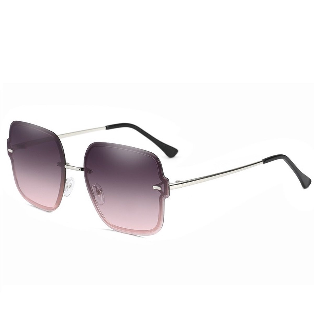 BUGOLINI® Vivia – Designer Zonnebril Voor Dames – UV400 – Silvery / Gradual Purple Pink