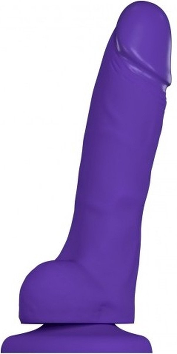 Goedkoopste Strap-On-Me - Soft Realistic - Dildo Met Zuignap - Paars - Maat M