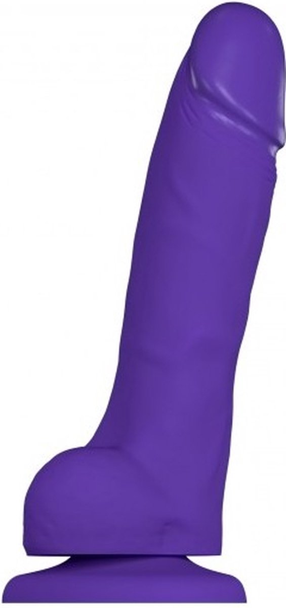 Goedkoopste Strap-On-Me - Soft Realistic - Dildo Met Zuignap - Paars - Maat L