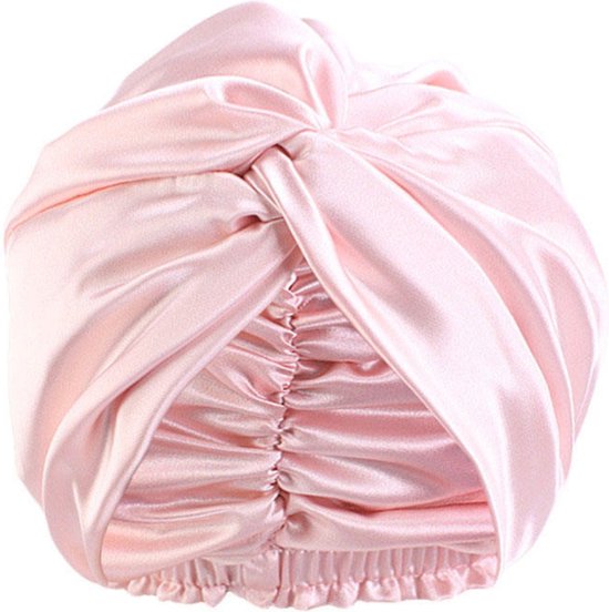 DreamGoods Zijden Slaapmuts - 100% Zijde - Silk Bonnet - Slaapmuts - Haarnet - Haarmuts - Medium Size - Zacht & Stralend