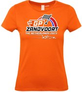 Dames T-shirt Teller GP Zandvoort The Netherlands 2023 | Formule 1 fan | Max Verstappen / Red Bull racing supporter | Oranje dames | maat S
