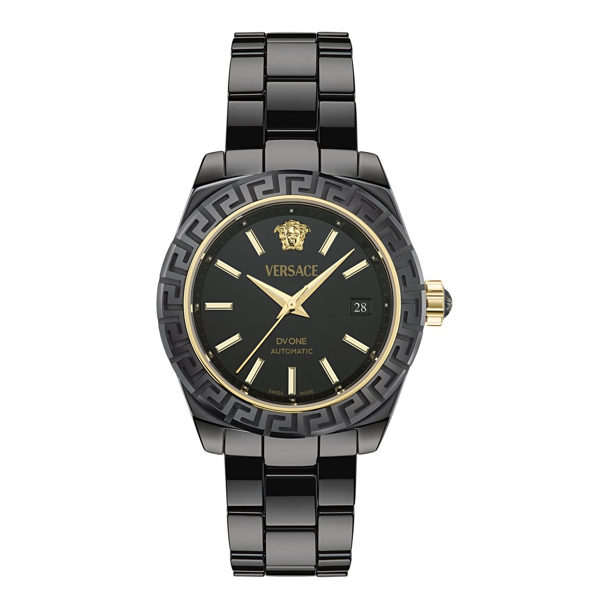 Versace DV-One VE6B00123 Horloge - Keramiek - Zwart - Ø 40 mm