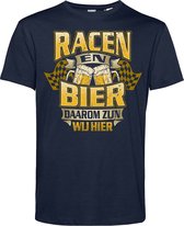 T-shirt Racen & Bier | GP Zandvoort | TT Assen | Zwarte Cross | Navy | maat 5XL