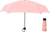 Mini Parapluie Pliable - Rose Clair - Pluie - Automne - Parapluie