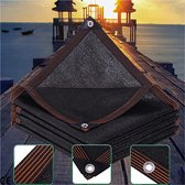 Schaduwrijk Zonnezeil voor Balkon - Inkijkbescherming met UV-blokkering (100 cm x 2 m), Ideaal voor Broeikas en Bescherming tegen Zonlicht, Kleur: Zwart