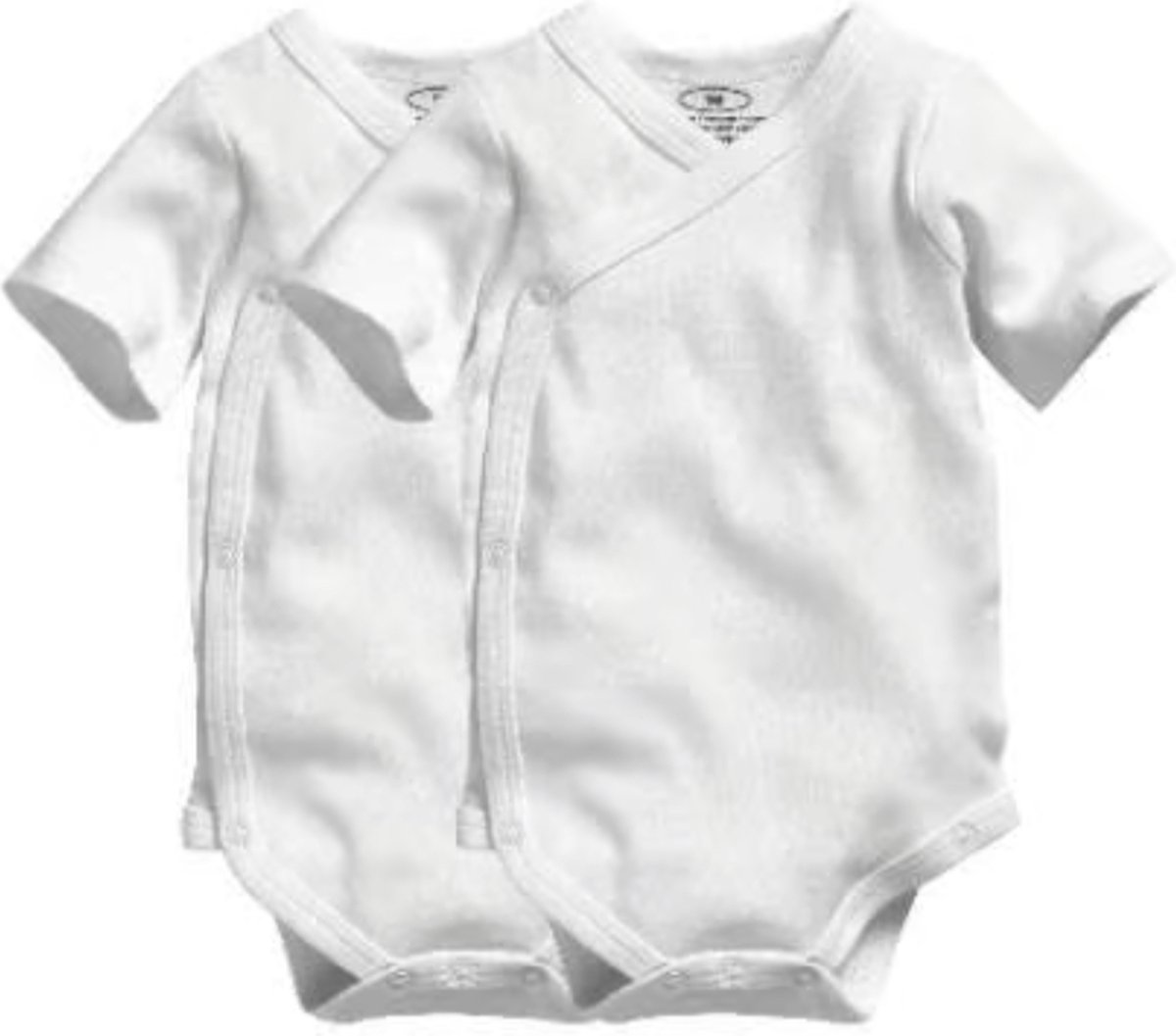 Playshoes - Rompers - 2 - Stuks - Wit - Korte - Mouw - Maat 44
