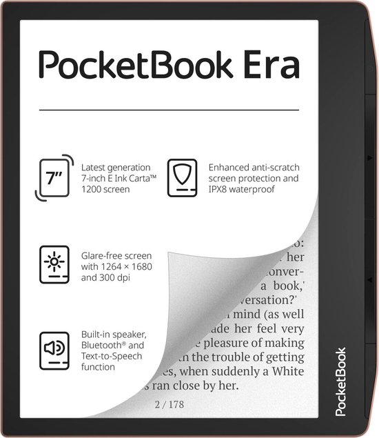 EBook PocketBook 700 Era Copper Black 64 GB 7" | bol