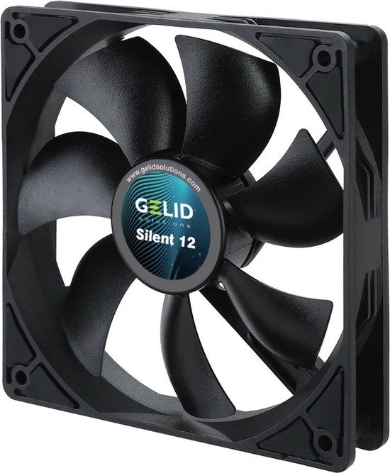 Gelid Solutions Silent 12 - Ventilatorhuis - 120mm - Zwart