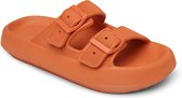 Geweo Slippers Ladies - Chaussons de bain Soft Straps - Oranje - Taille 3940