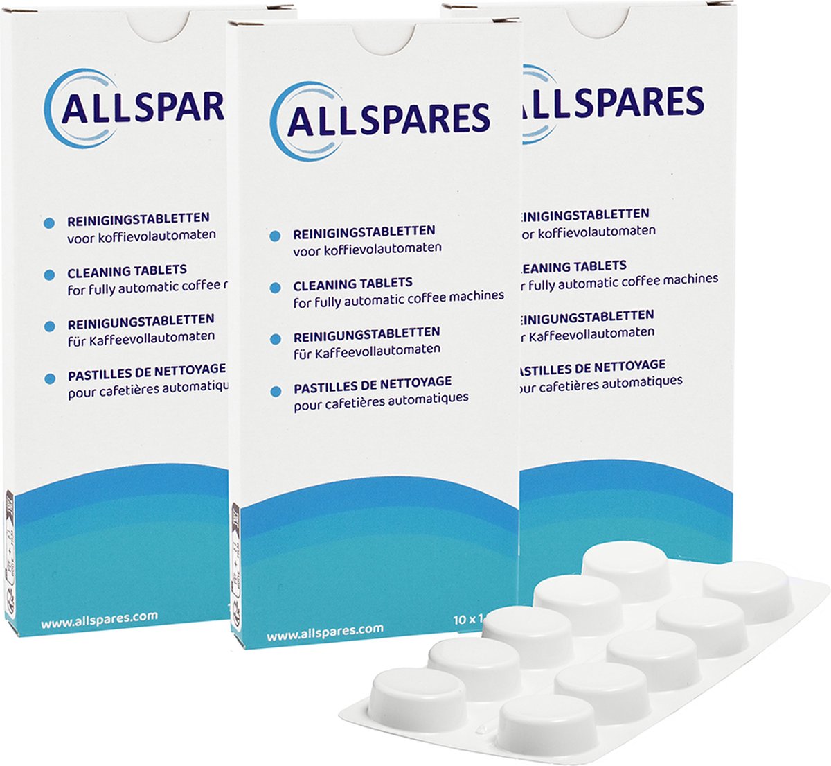 3x AllSpares Reinigingstabletten AS-411575 (10st.)