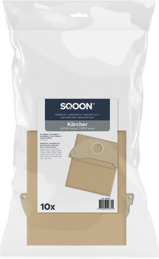 For Karcher Wet E A2000 Dry MV2 WD2 Maintenance Kit 10 Bags - Foto 2