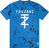 Touzani - T-shirt - KUJAKU NAVY (146-152) - Kind - Voetbalshirt - Sportshirt