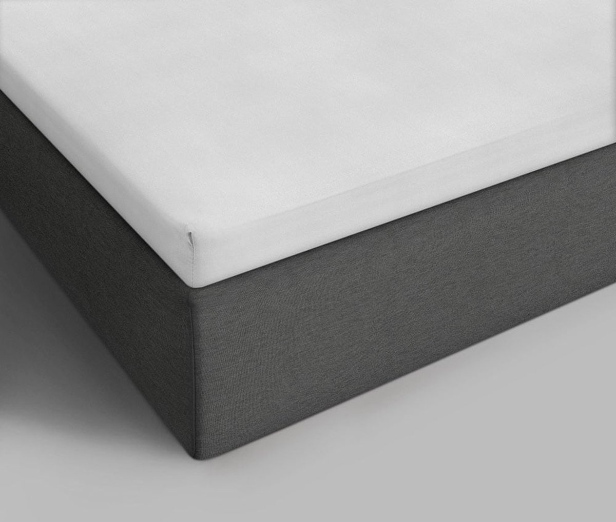 Topper Jersey 200x200/220 cm Wit