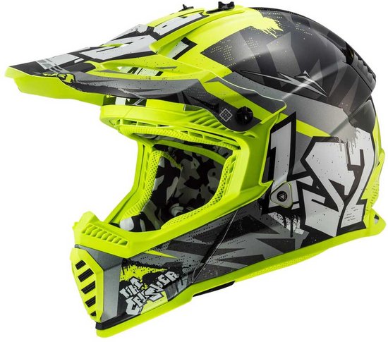 MX437 Fast EVO Crusher motorhelm LS2
