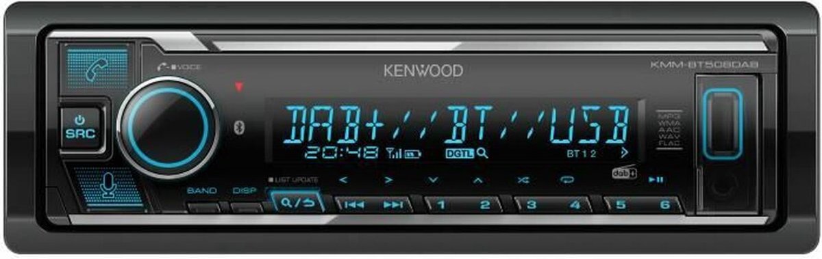 Kenwood KMM-BT508DAB Autoradio - Multicolor – foto 4