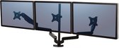 Fellowes Platinum monitor arm - 3 schermen - 27 inch - zwart