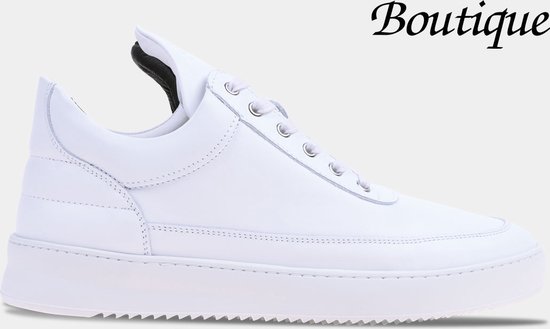 Filling Pieces Low Top Ripple Nappa All White - Baskets pour femmes pour hommes - Taille 41