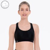Anita - PanAlp Delta Top - Sport bh met schalen - Zwart - 75B