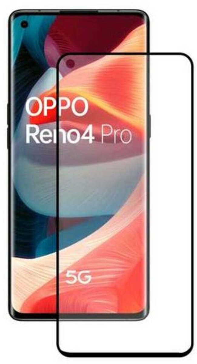 Tempered Glass Mobile Screen Protector Oppo Reno 4 Pro 5G KSIX Full Glue 2.5D