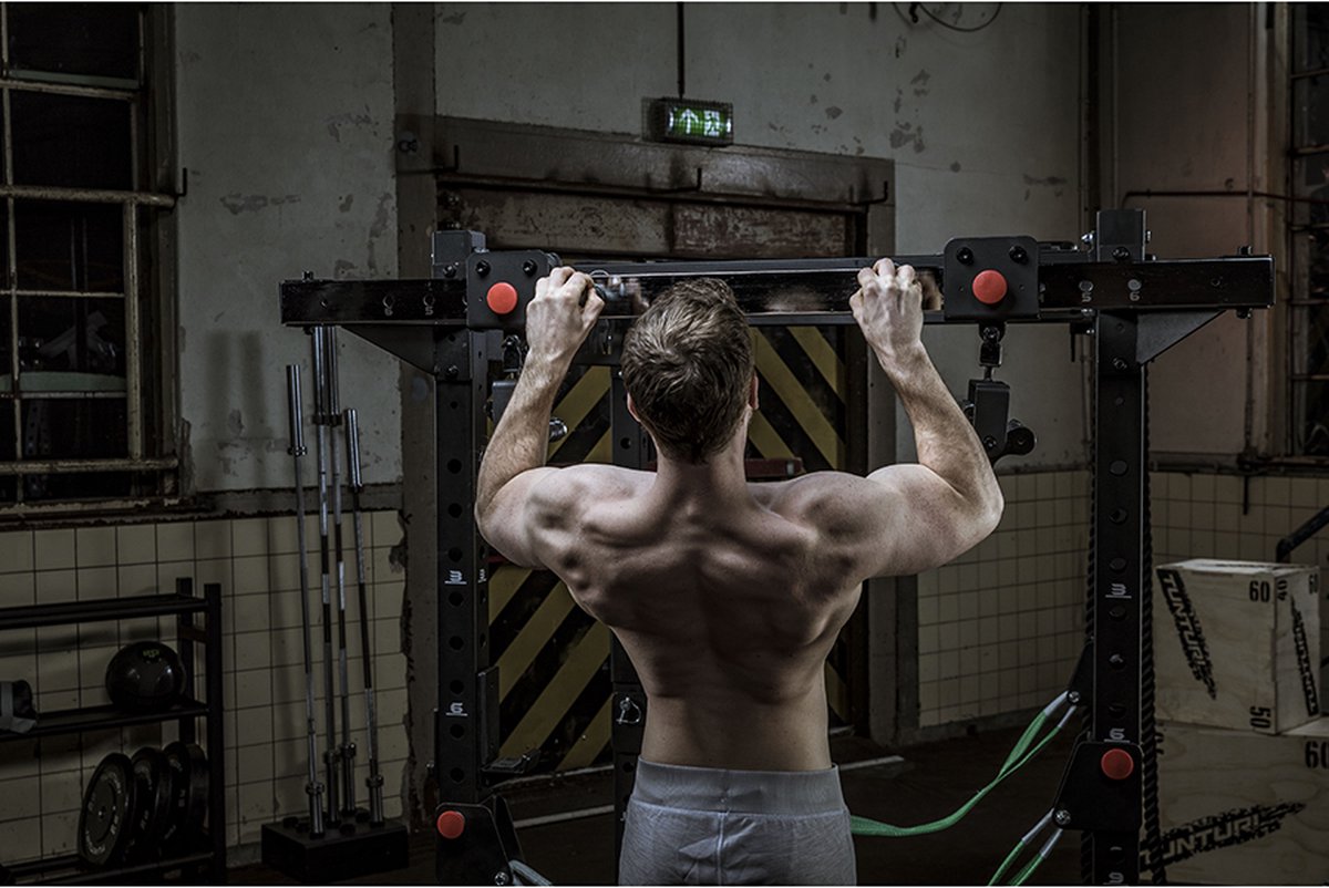 Tunturi RC20 Power Rack - in hoogte verstelbare pull-up bar thumbnail 5