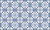 Ulticool Decoratie Sticker Tegels - Blauw Wit Mandala Achterwand Accessoire - 15x15 cm - 15 stuks Plakfolie Tegelstickers - Plaktegels Zelfklevend - Sticktiles - Badkamer - Keuken