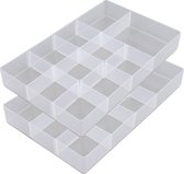 Allstore Organiser voor opslagbox 5,5L en 10L - 2x - 34 x 21 x 4,5 cm