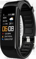 Denver Activity Tracker - Stappenteller Horloge met Hartslagmeter - Bloeddrukmeter - IP67 waterproof - Stappenteller - BFH17 - Zwart