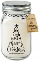 Black & White scented candles - Merry christmas