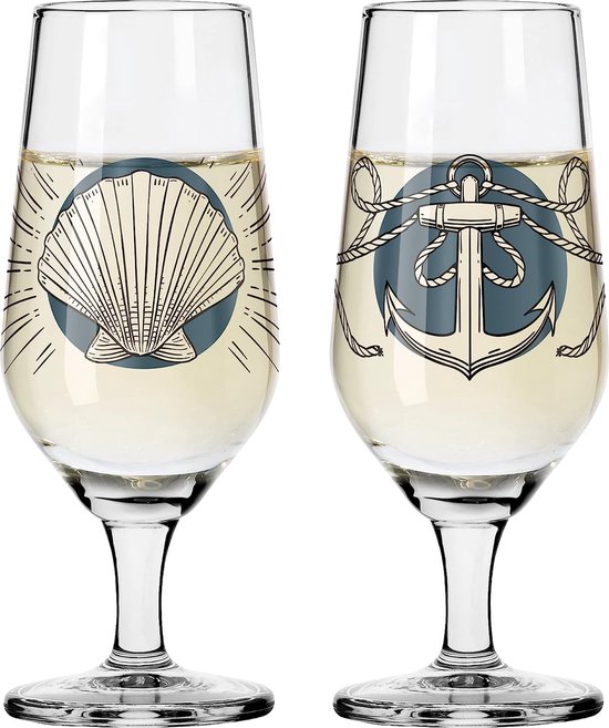 Set Mary Gregory karafjes - blauw - Notre Dame Antiek