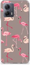Cover Case Motorola Moto G53 Smartphone hoesje Flamingo