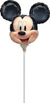 mini ballon aluminium - tête de mickey mouse - 14"