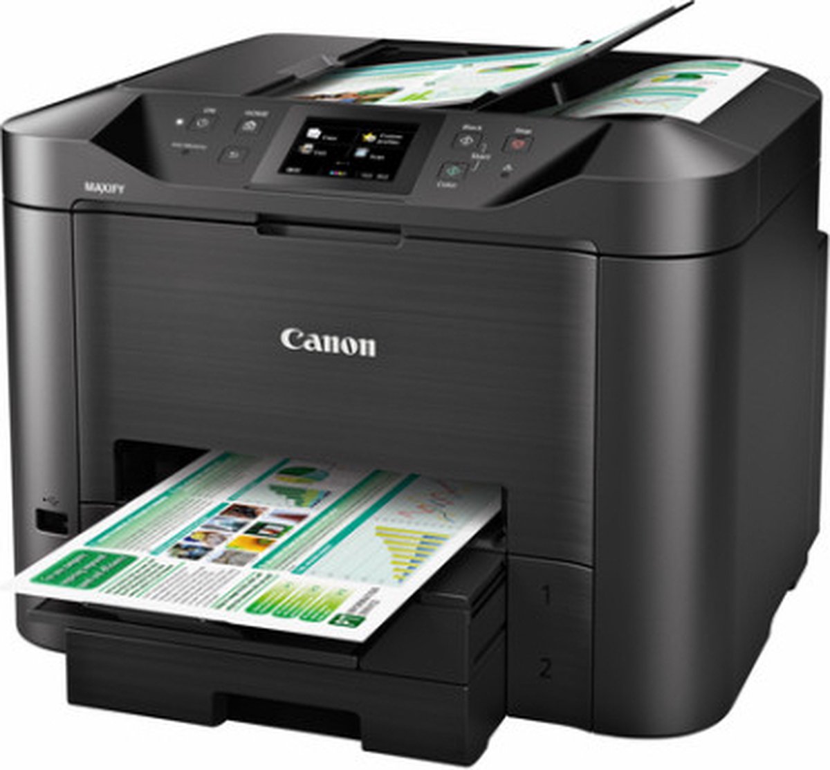 Multifunctionele Printer Canon Maxify MB5450 24 ipm 1200 dpi WIFI Fax Zwart