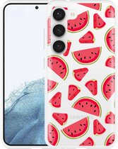 Cazy Hoesje geschikt voor Samsung Galaxy S23 Watermeloen
