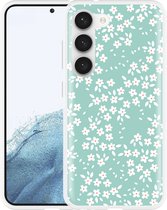 Cazy Hoesje geschikt voor Samsung Galaxy S23 Lente Bloesems