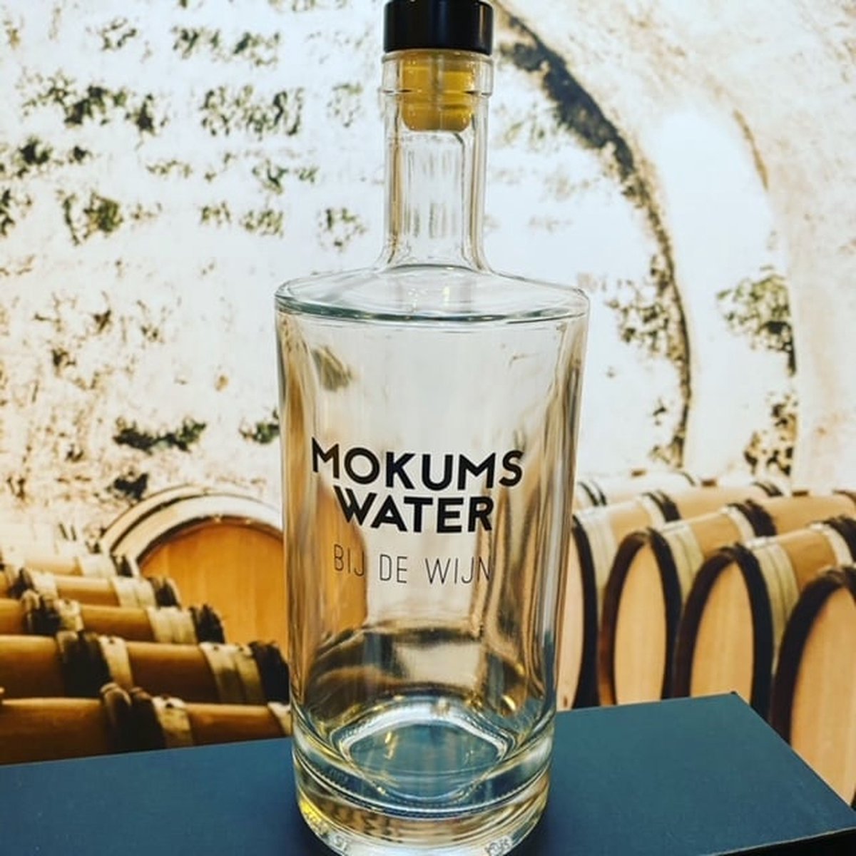 Mokums Water bij de wijn Waterkaraf Waterfles 1L bol