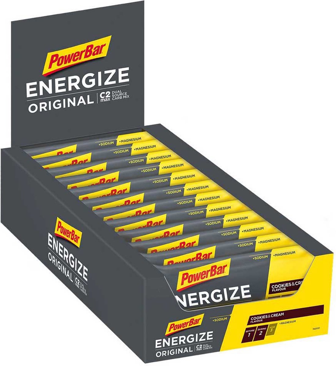 Powerbar Energize Bar Original - Energierepen - Cookies & Cream - 15 x 55 g