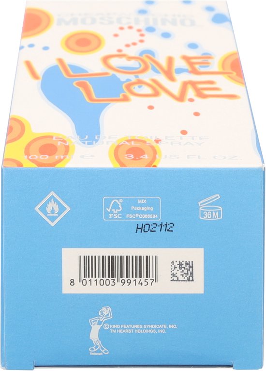 Moschino Cheap & Chic I Love Love Eau De Toilette 100ml | bol