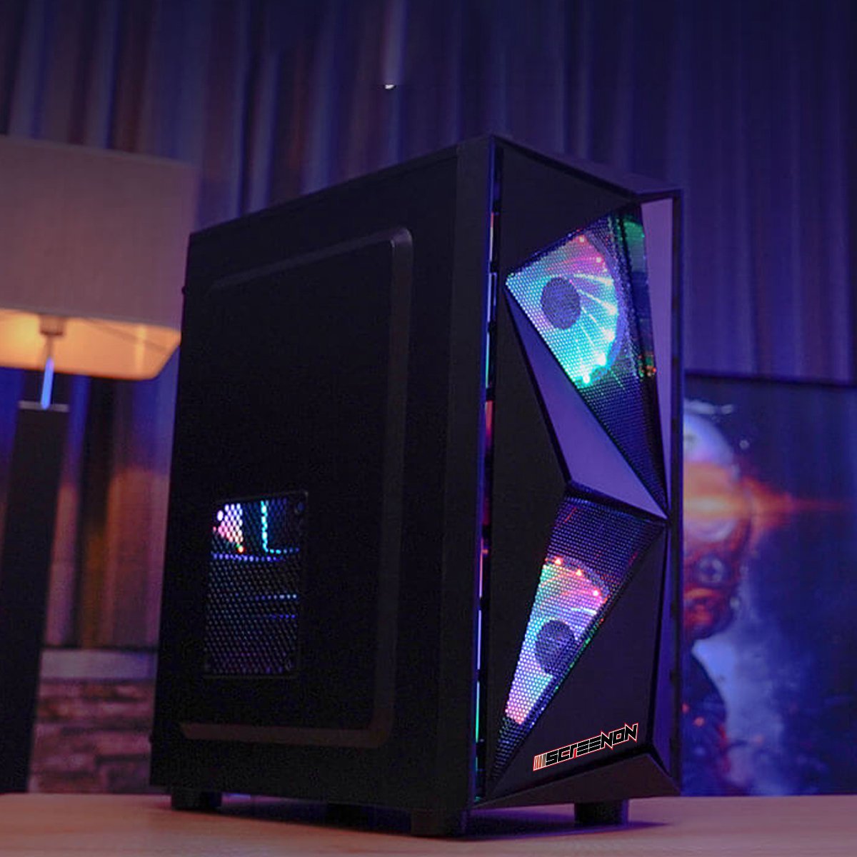 ScreenON - Game Computer / Gaming PC - Ryzen 5 - 512GB SSD - 16GB RAM - Radeon RX 550 - Game PC TX87417 - Windows 11 – foto 3
