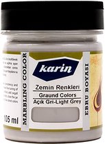 Ebru / Papiermarmer Verf - Lichtgrijs - 105 ml