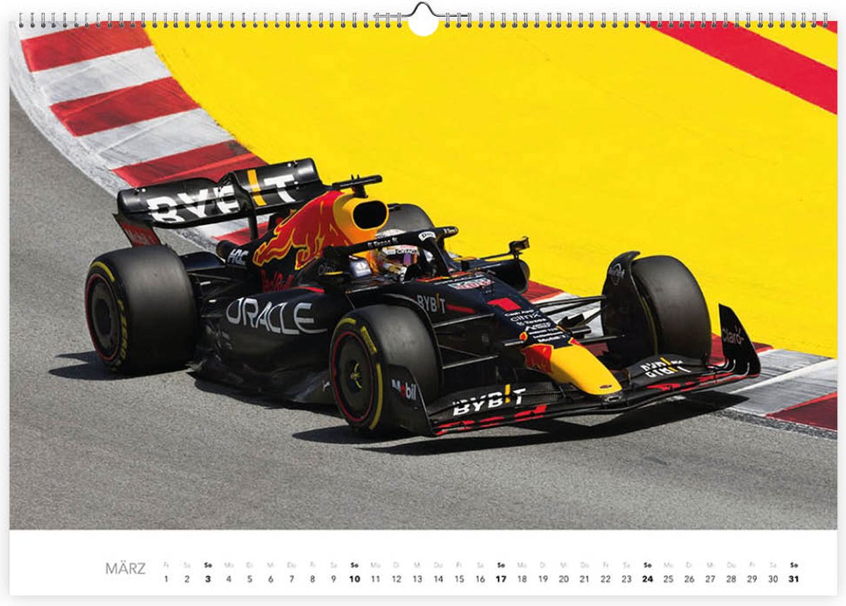 QARIDO Le Calendrier de Bureau F1 2024, Calendrier Formule 1 2024