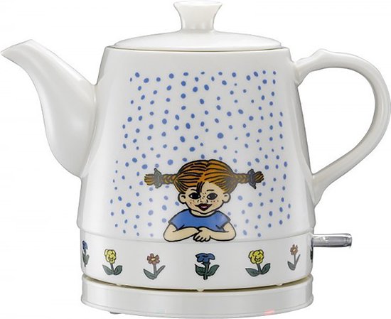 Pippi Langkous keramische Waterkoker - 0,8 Liter - Retro - 20130001 - Pippi design