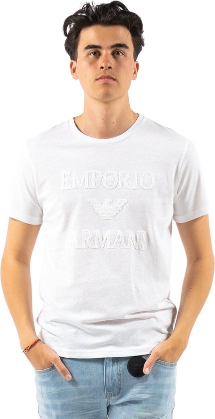 Emporio Armani T-shirt en tricot pour homme | bol