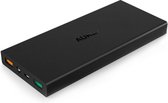 AUKEY externe batterij 16000 mAh powerbank met 2 USB-poorten, Quick Charge 3.0 + 5V 2.4A voor iPhone X / 8 / Plus / 7 / 6s, Samsung S8 + / S8, iPad, LG, HTC