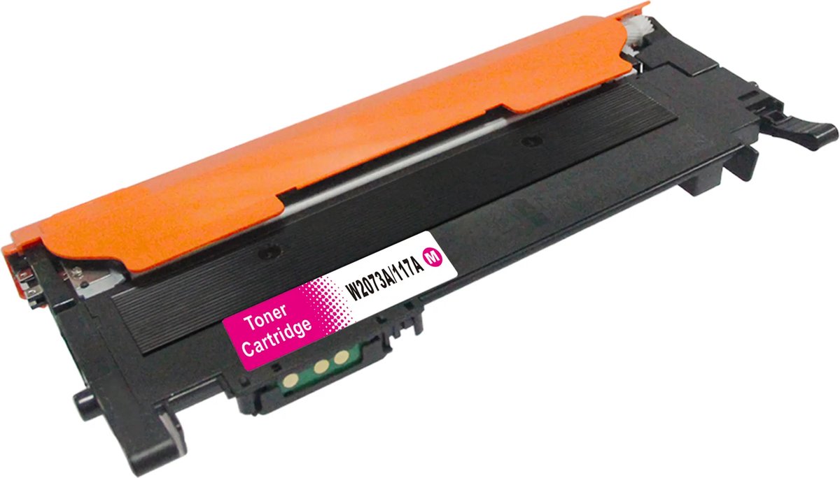 Magenta Toner Cartridge Geschikt voor HP 117A | Laser Toner - Geschikt voor printer HP Color Laser 150A, 150NW, MFP 178NW, MFP 179NW (HP W2070A, HP W2071A, HP W2072A en HP W2073A)
